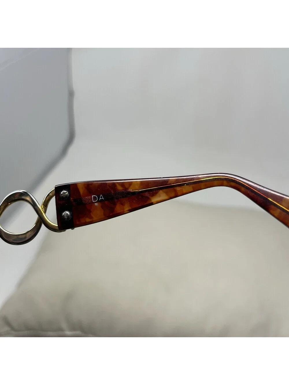 Rocco Originals Sunglasses Womens Brown Tortoise Oval Gray Lens DA 28254